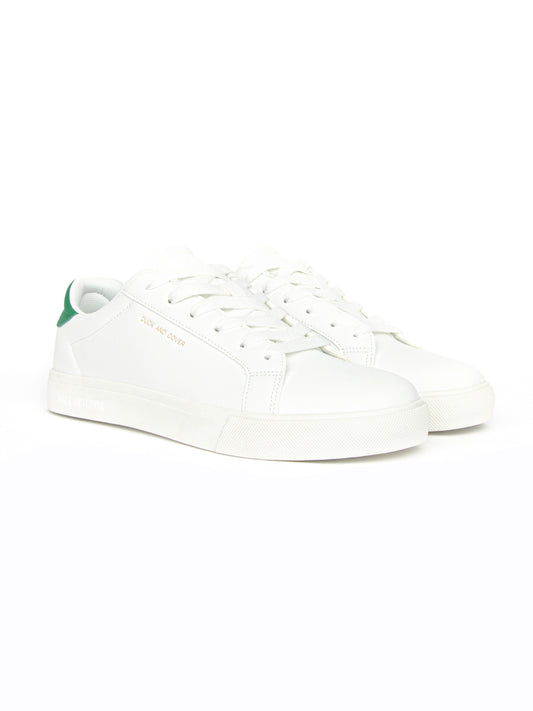 Claspar Trainers White/Green