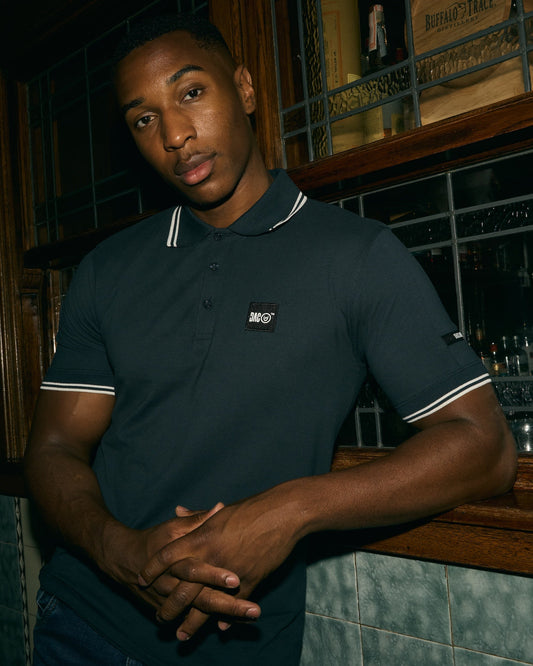 Wrentham Polo Denim Blue
