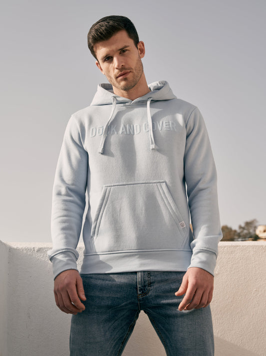 Basico Hoodie Light Blue