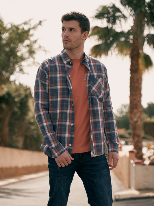 Lennmore Shirt Navy Check