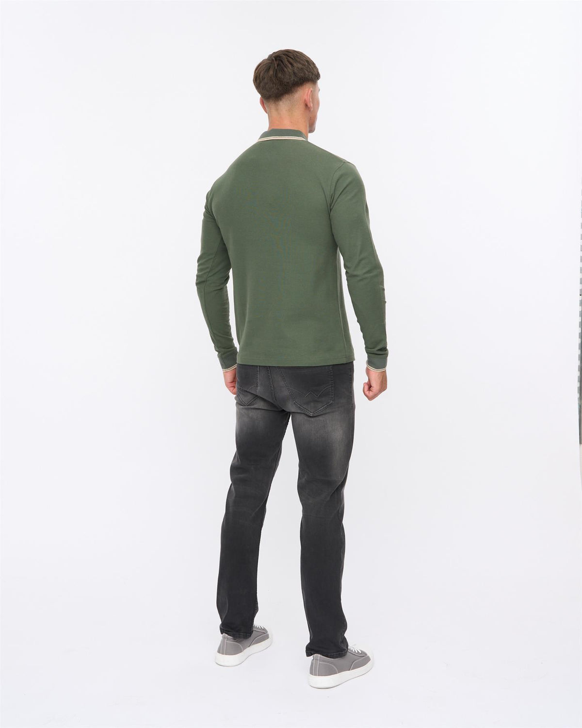 Roxberry Long Sleeve Polo Forest Green