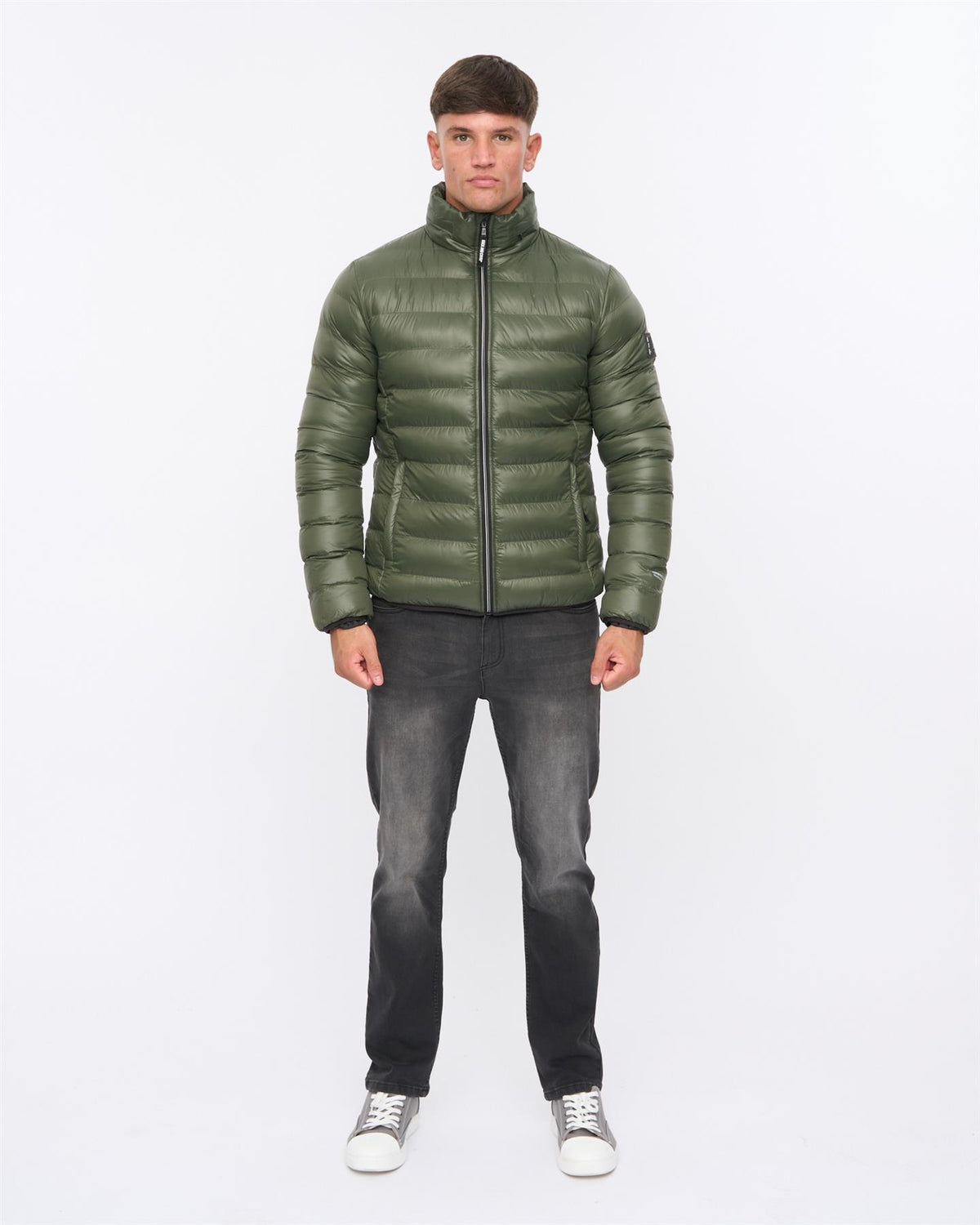 Shemmy Two Quilted Jacket Dark Olive