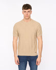 Littleton Knit T-Shirt Light Stone