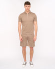 Medford Polo & Shorts Set Taupe