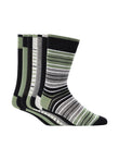Bellion Olive Socks 7pk Assorted
