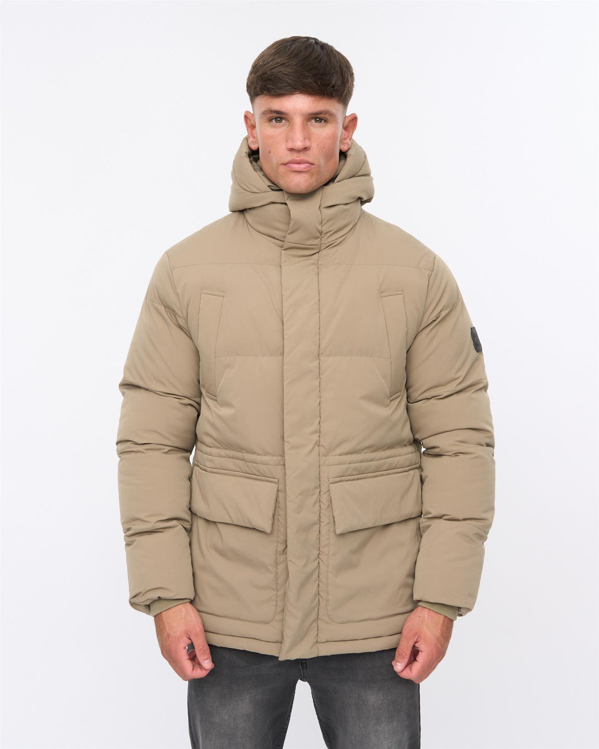 Fletchley Puffer Jacket Beige