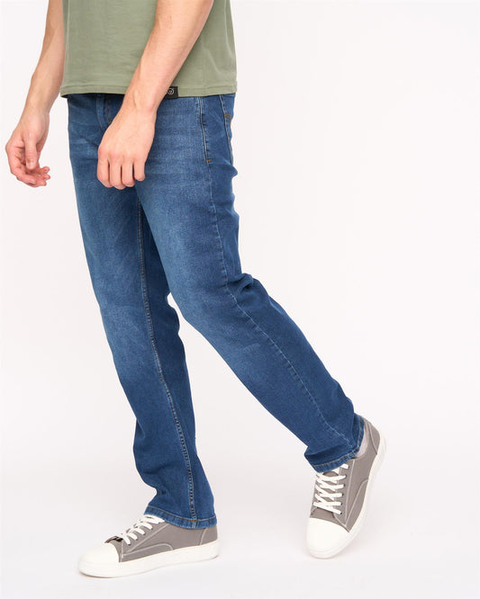 Crestline Straight Leg Jeans Mid Wash