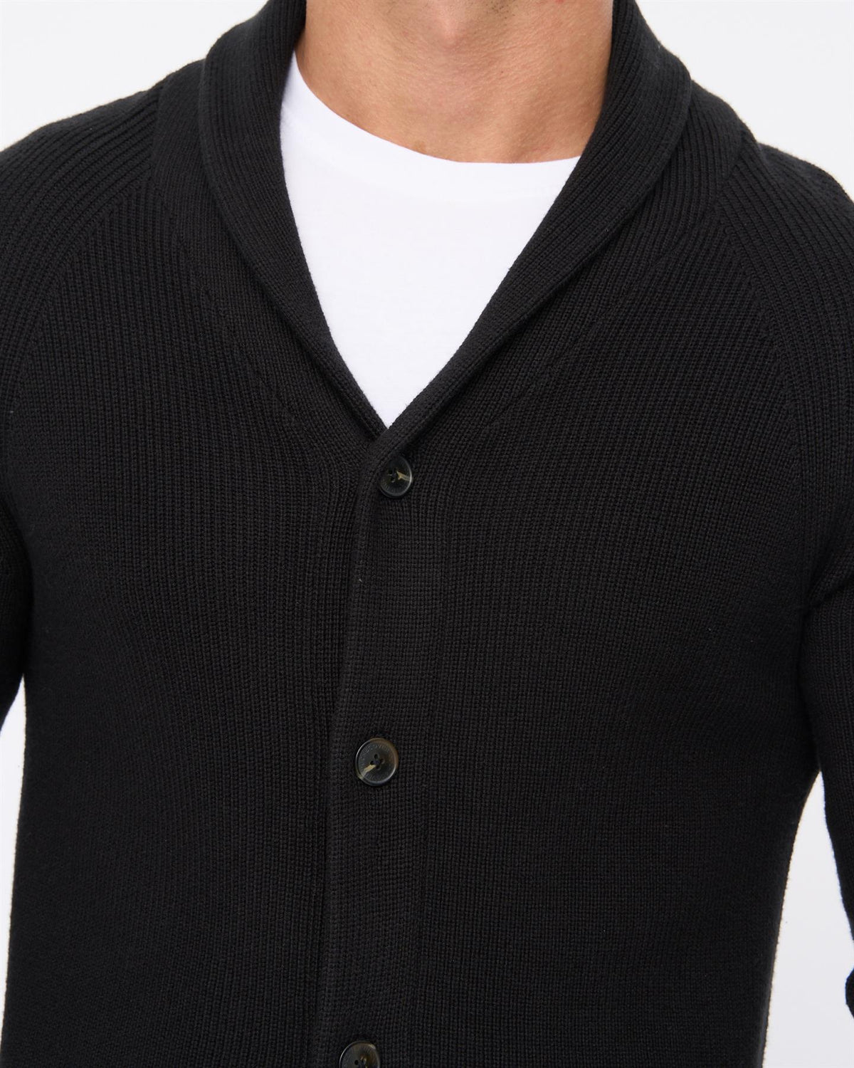 Venosa Shawl Cardigan Black