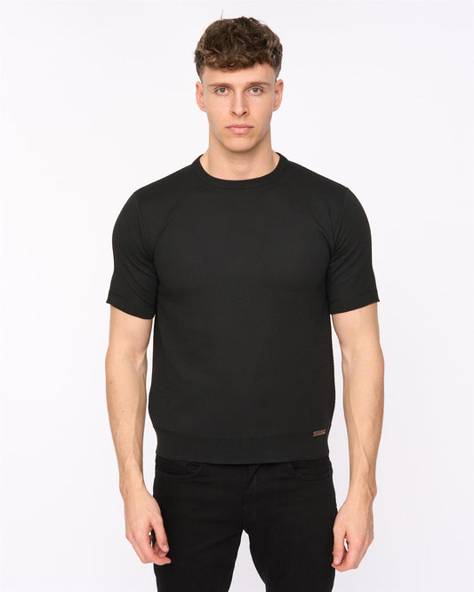 Marvela Knit T-Shirt Black