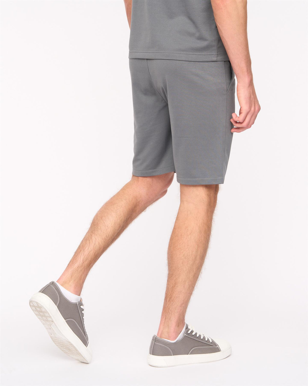 Medford Polo & Shorts Set Grey