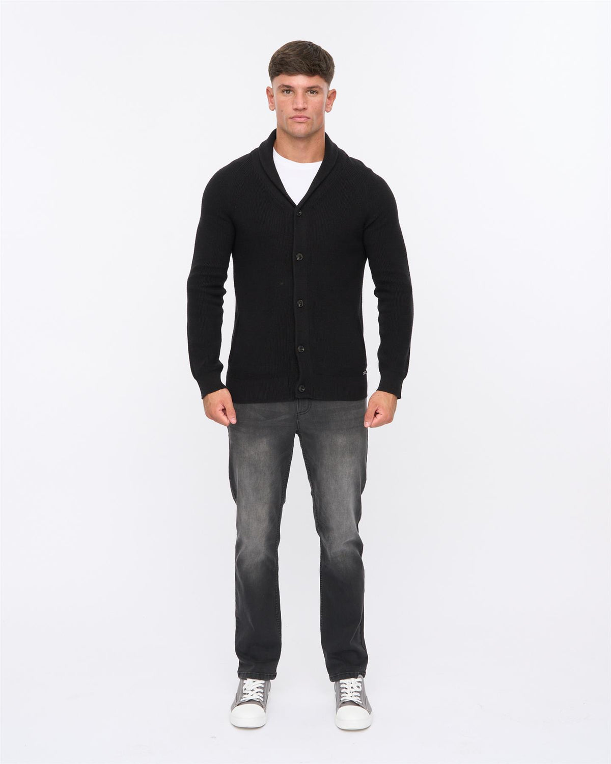 Venosa Shawl Cardigan Black