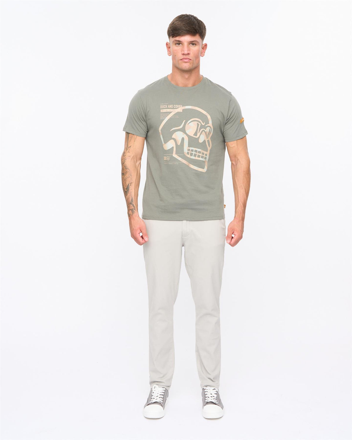 Skullmatic T-Shirt Dark Olive