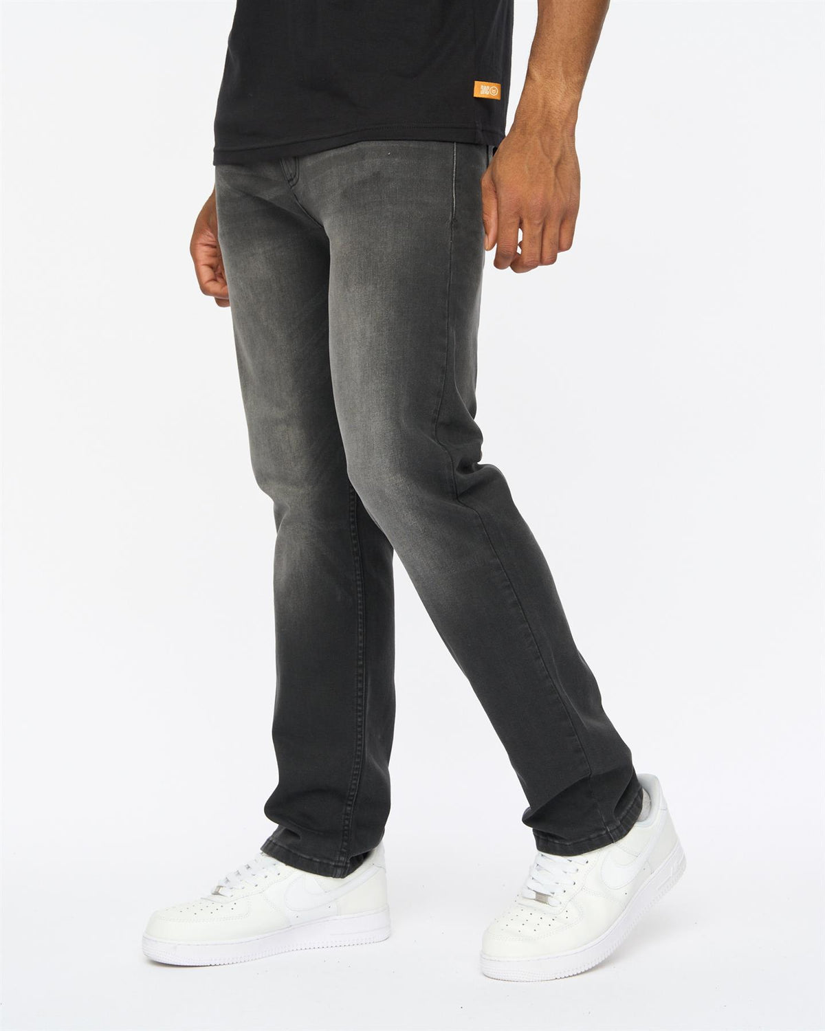 Janstar Straight Leg Jeans Black Wash