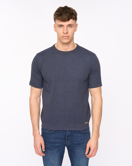 Mataso Knit T-Shirt Slate Blue