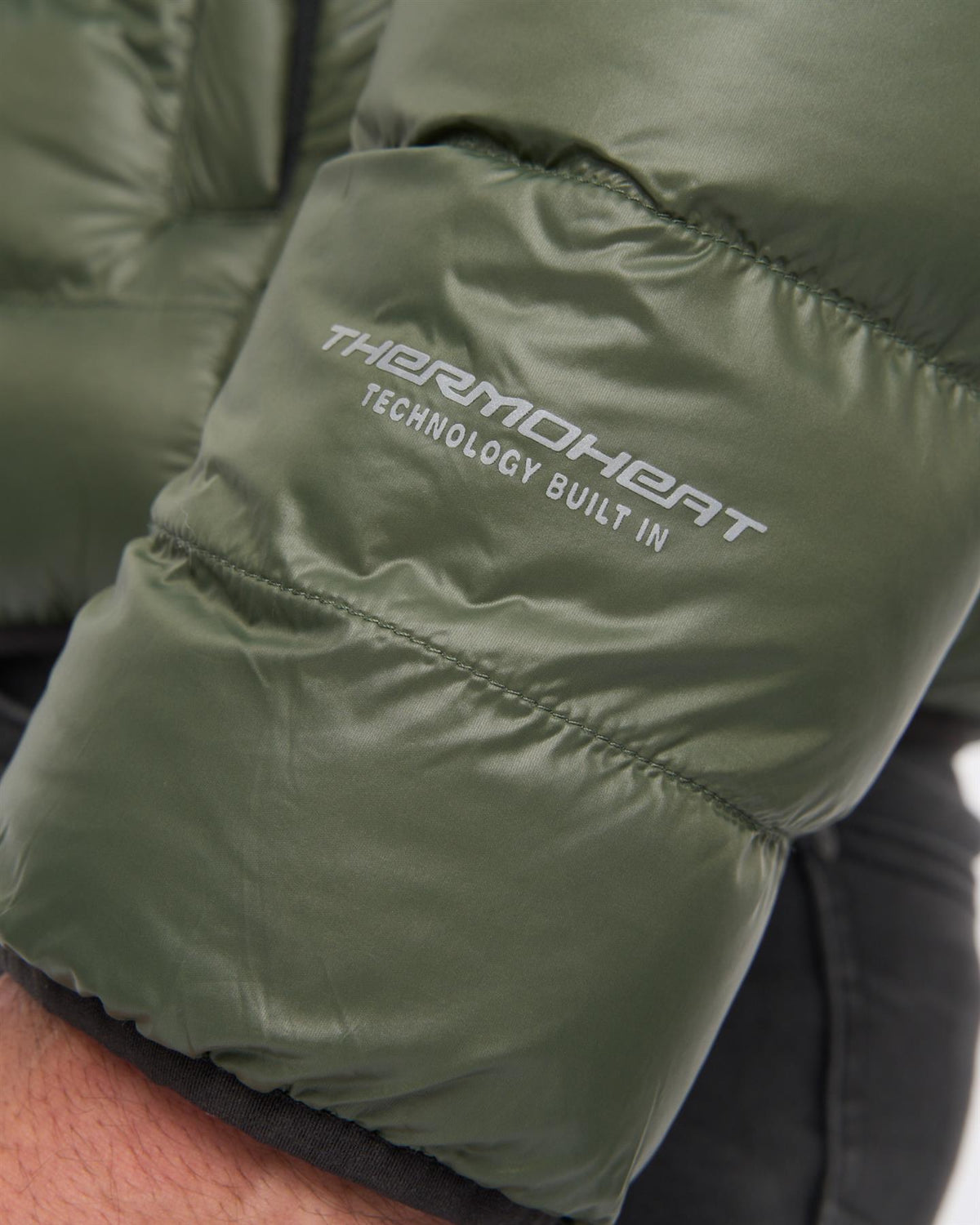Shemmy Two Quilted Jacket Dark Olive