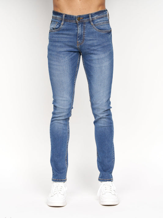 Maylead Slim Fit Jeans Stone Wash