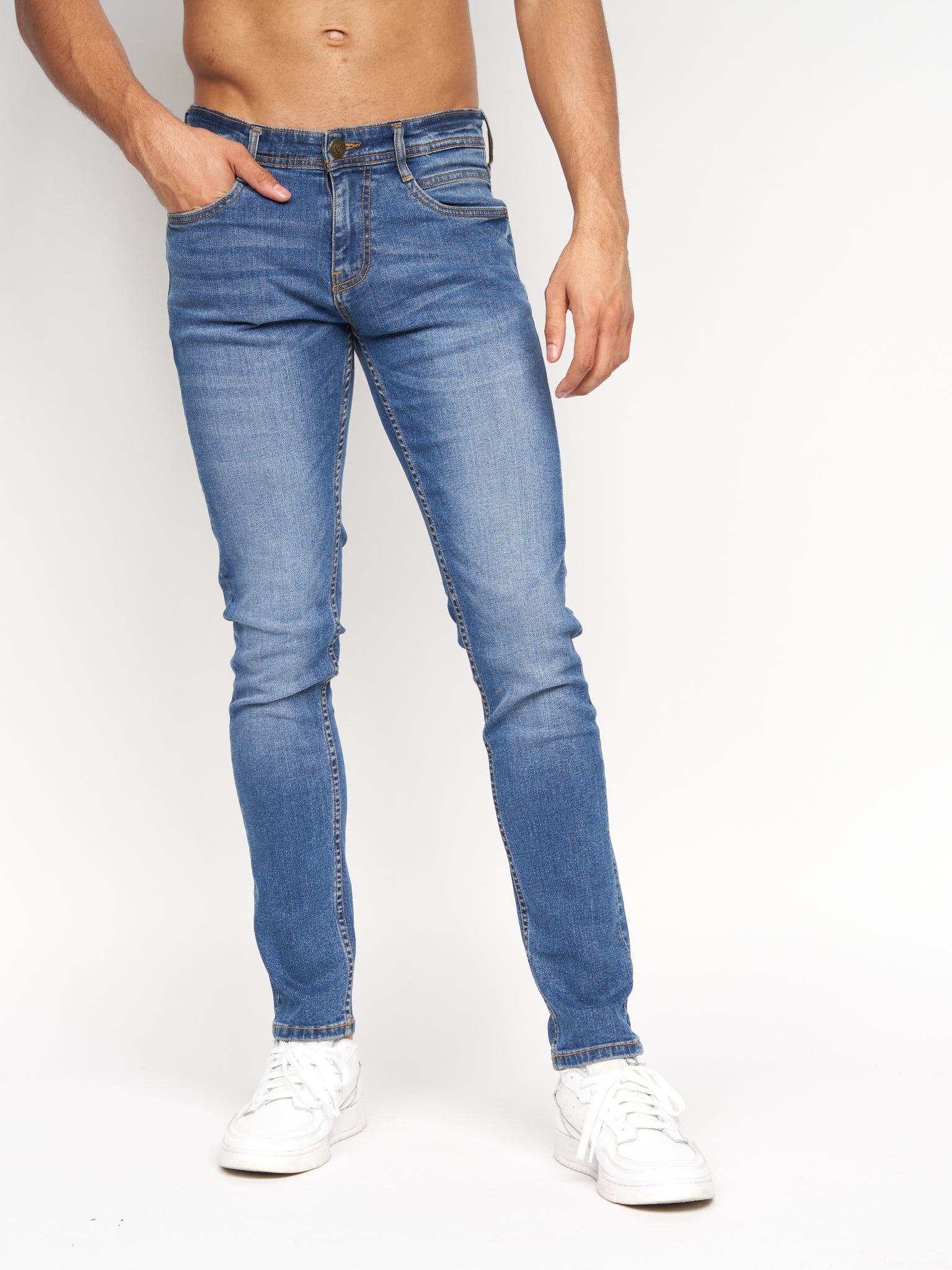 Mens Maylead Slim Fit Jeans Stone Wash – Duck and Cover