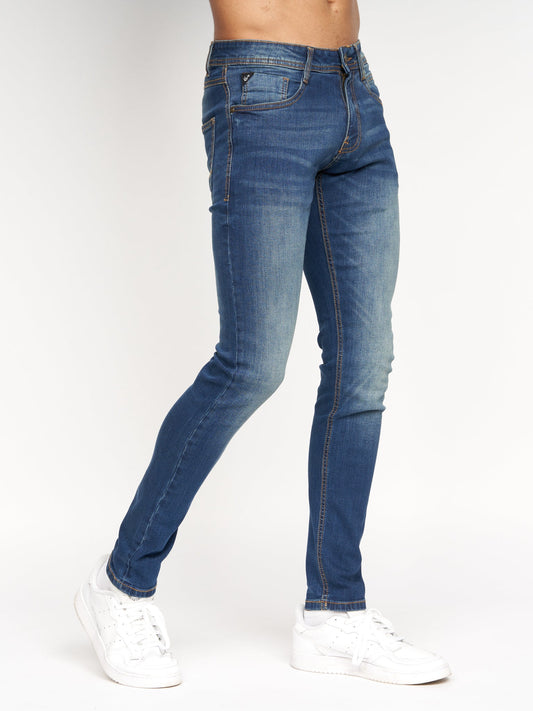 Maylead Slim Fit Jeans Tinted Blue