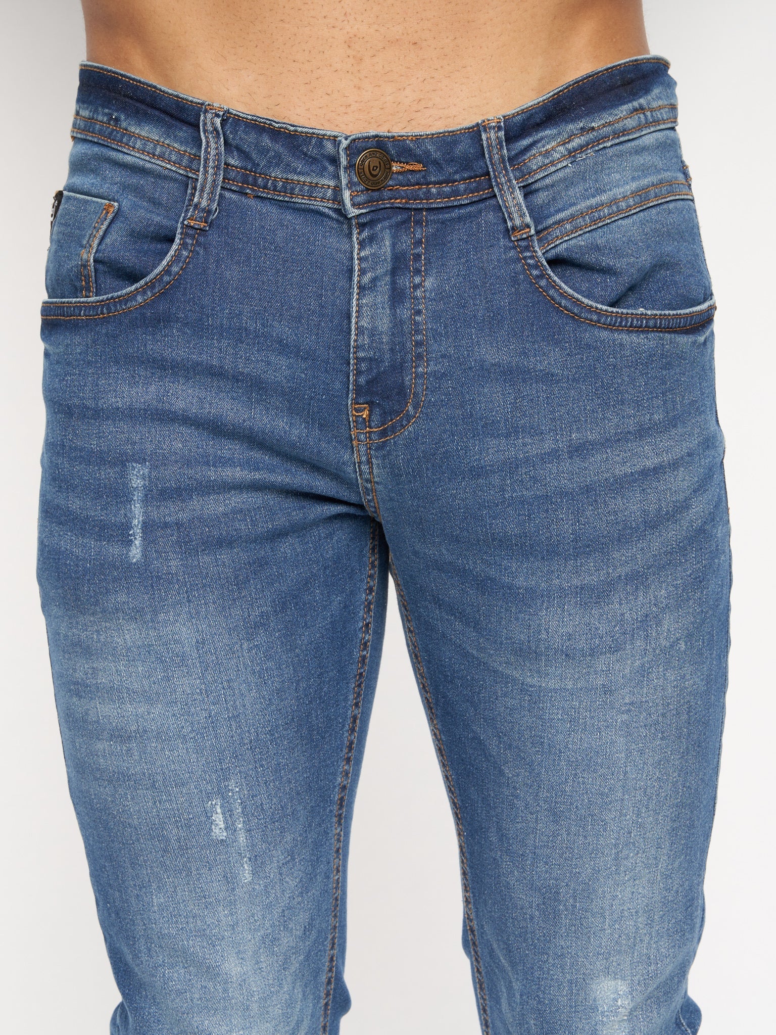 Tranfold Slim Fit Jeans Stone Wash