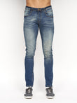 Tranfold Slim Fit Jeans Tinted Blue