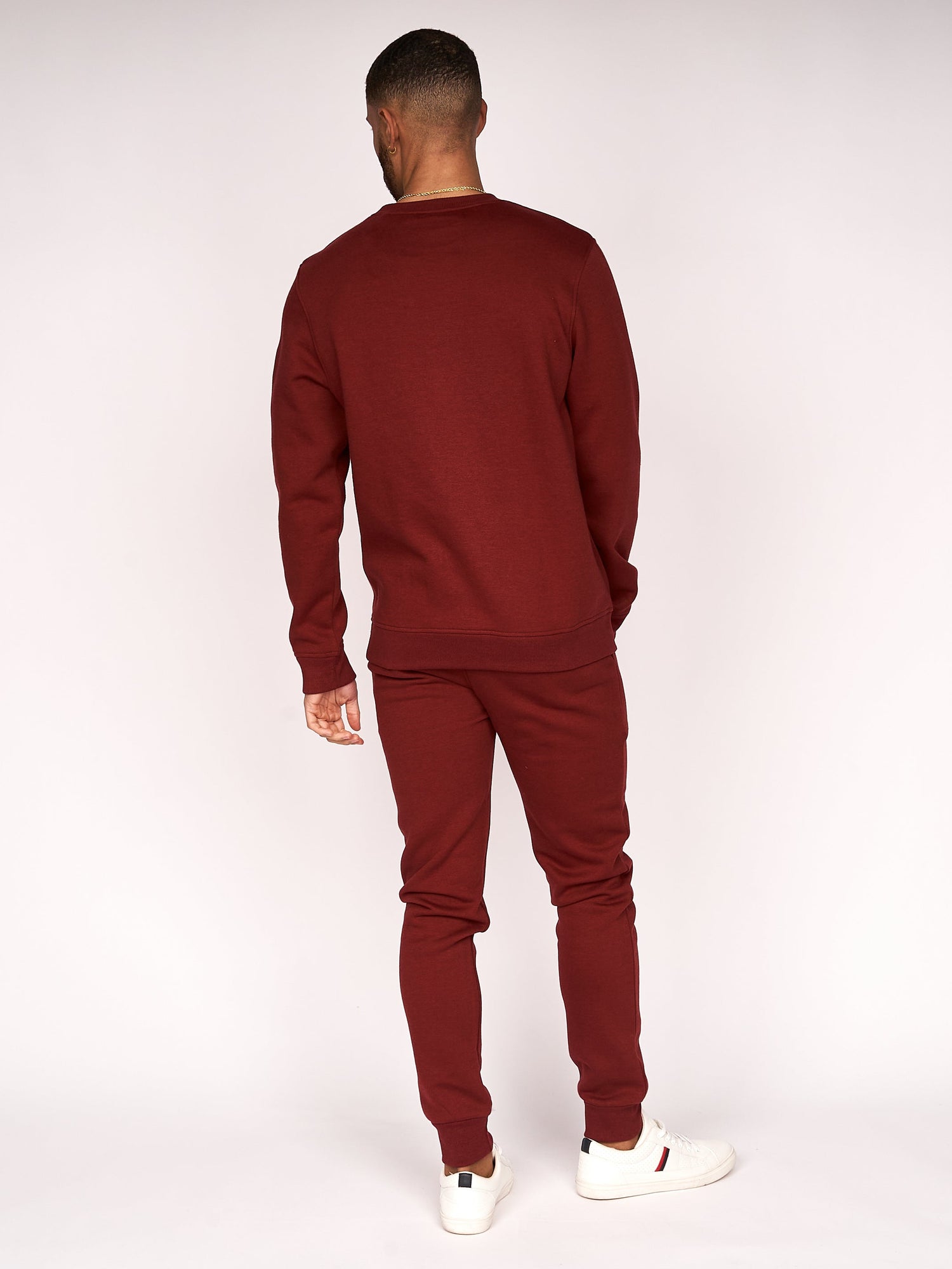 Duck & Cover - Mens Felaweres Crew Sweat Russet Brown Crew – Duck and Cover