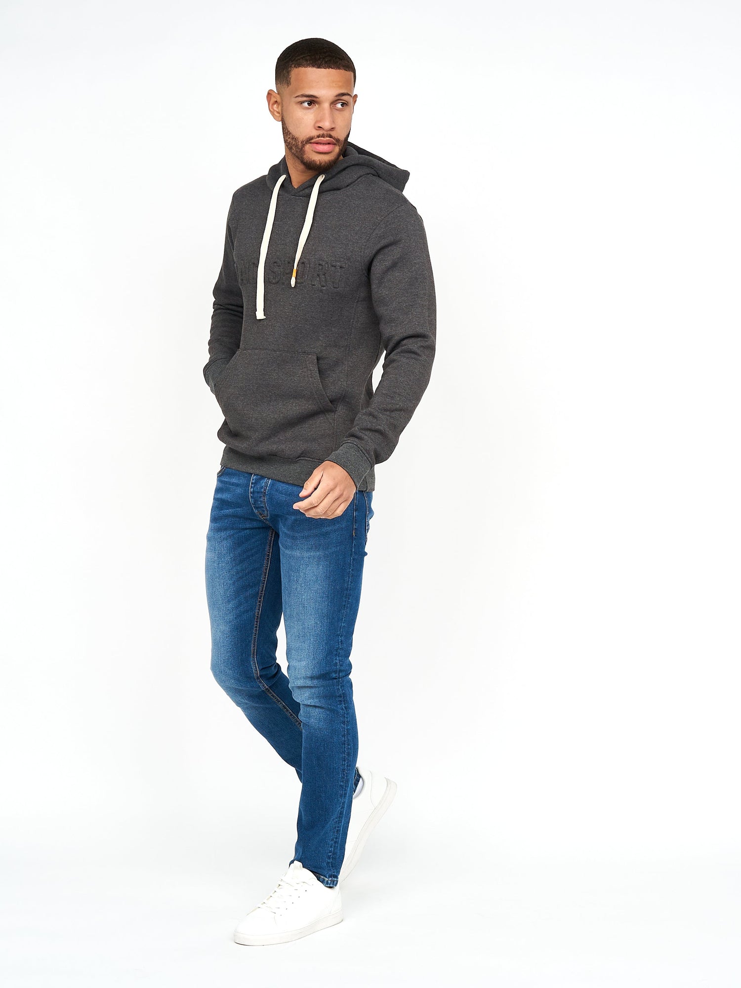Mens Billmoore Hoodie Charcoal Marl Mix – Duck and Cover