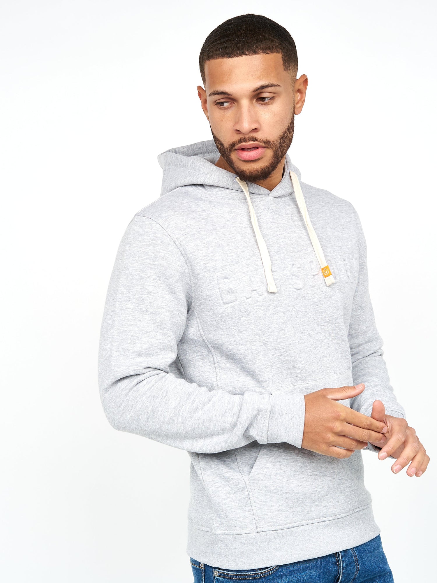 Mens Billmoore Hoodie Light Grey Marl – Duck and Cover