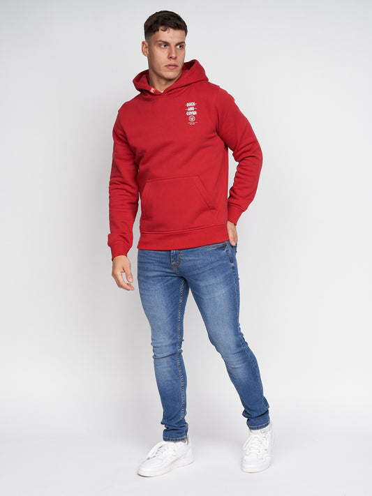 Lenta Hoodie Red