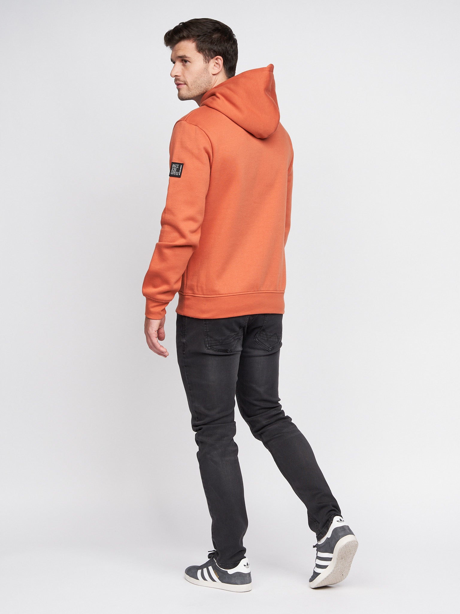 Coral orange hoodie best sale