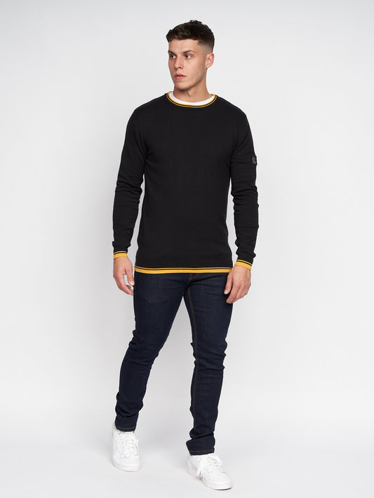 Papline Knit Black