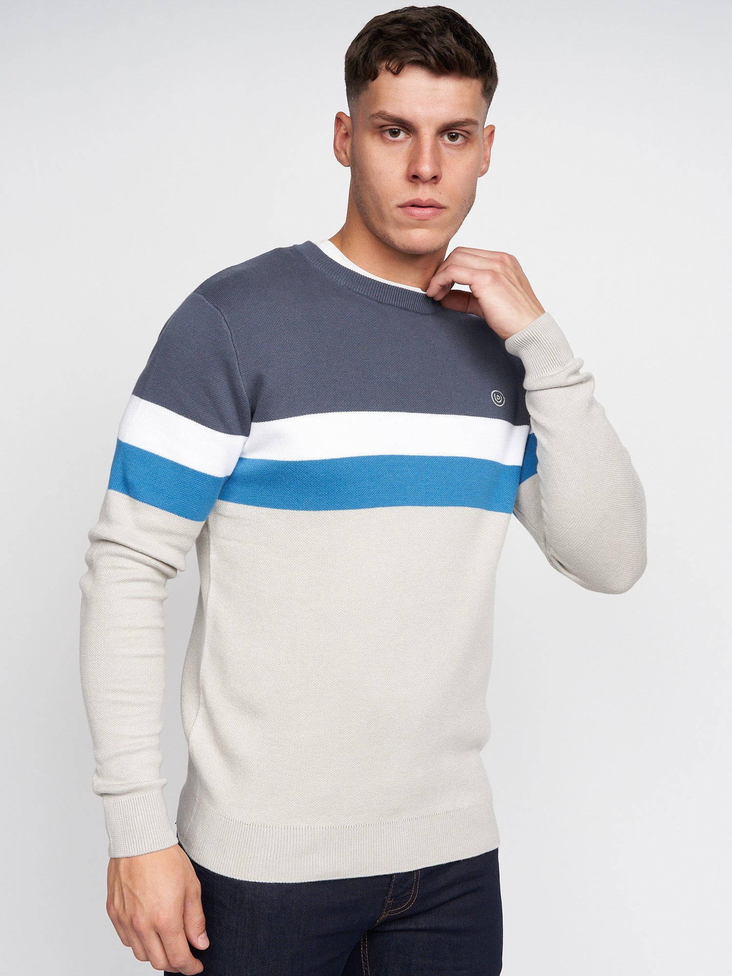 Mens Fremmington Knit Grey Marl – Duck and Cover