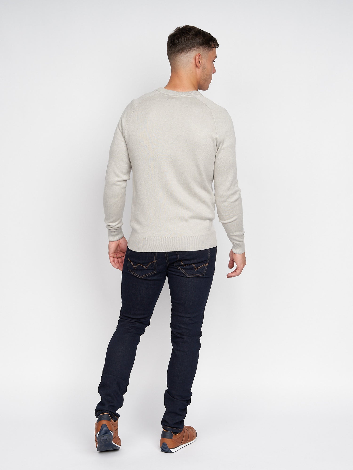 Mens Mowab Knit Grey Marl – Duck and Cover