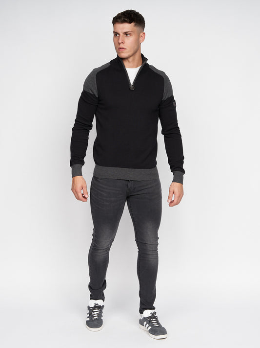 Deltas Knit Black