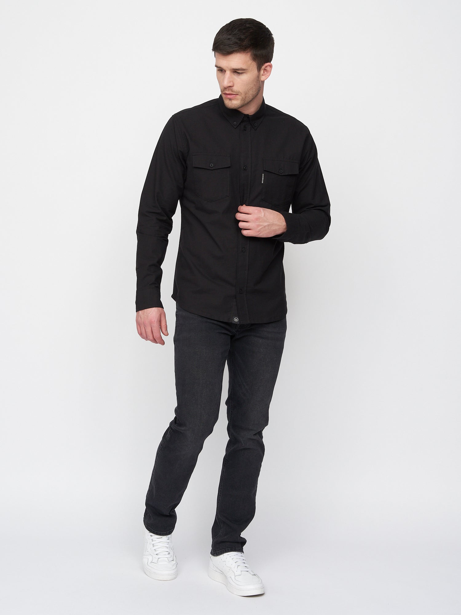 Mens Melmoore Shirt Black – Duck and Cover