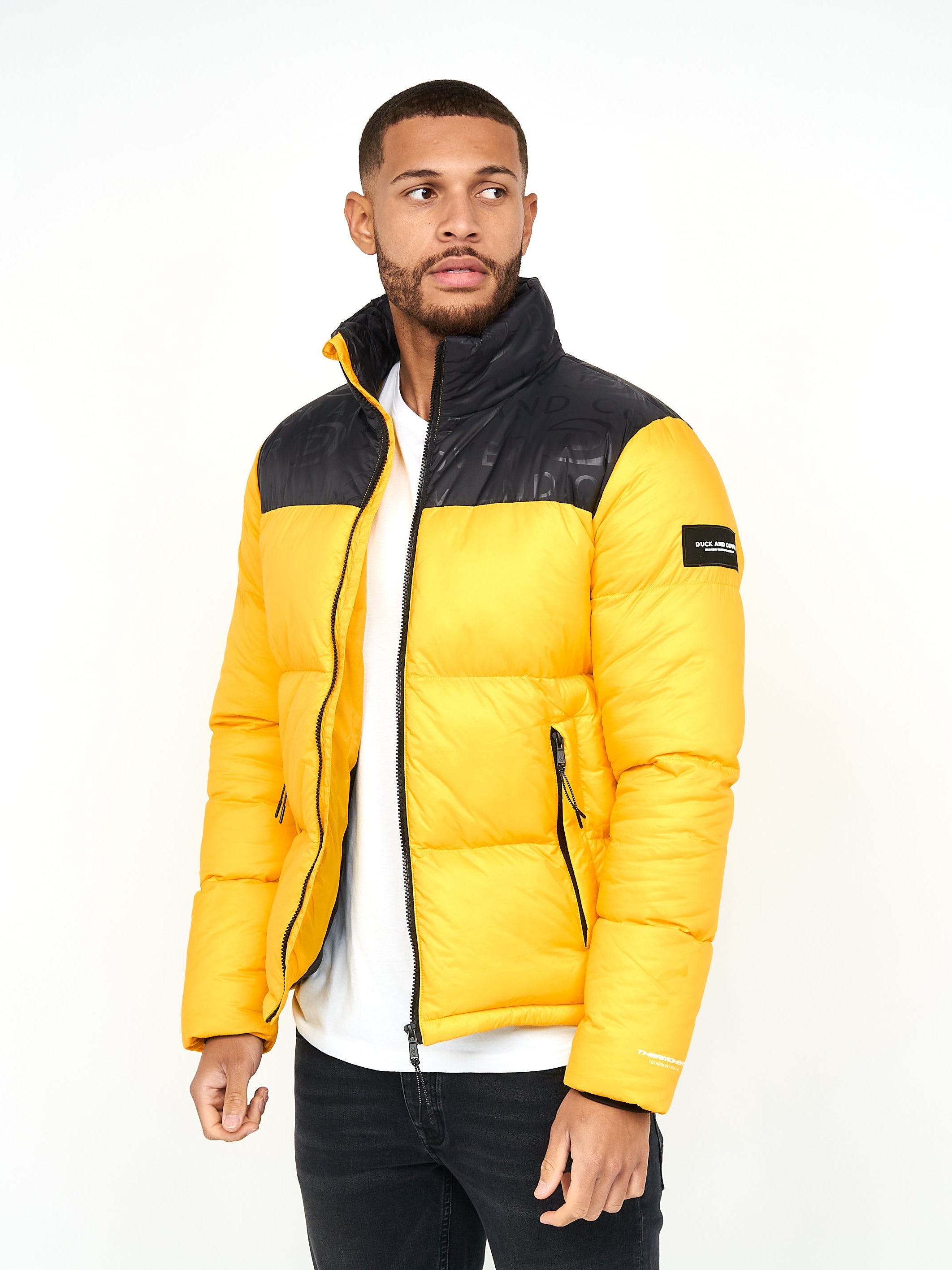 Duck & Cover - Mens Synmax 2 Quilted Jacket Yellow – Duck and Cover