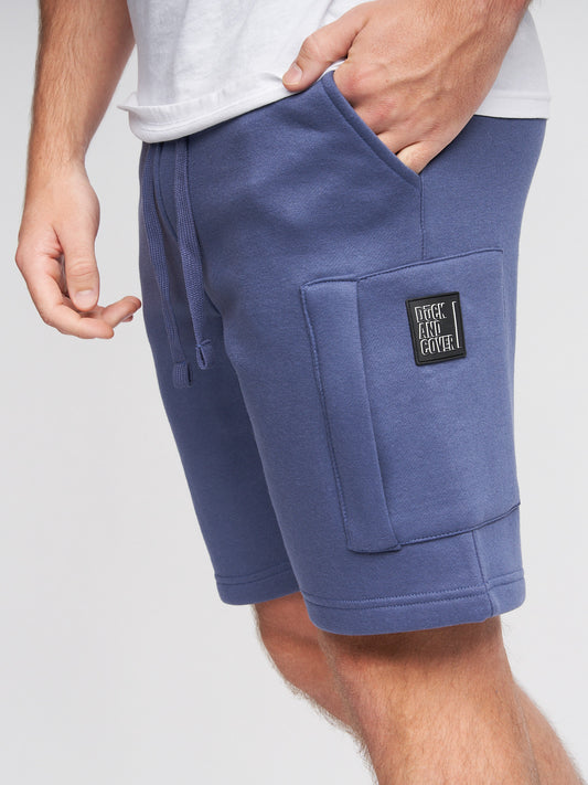 Milgate Jog Shorts Mid Blue