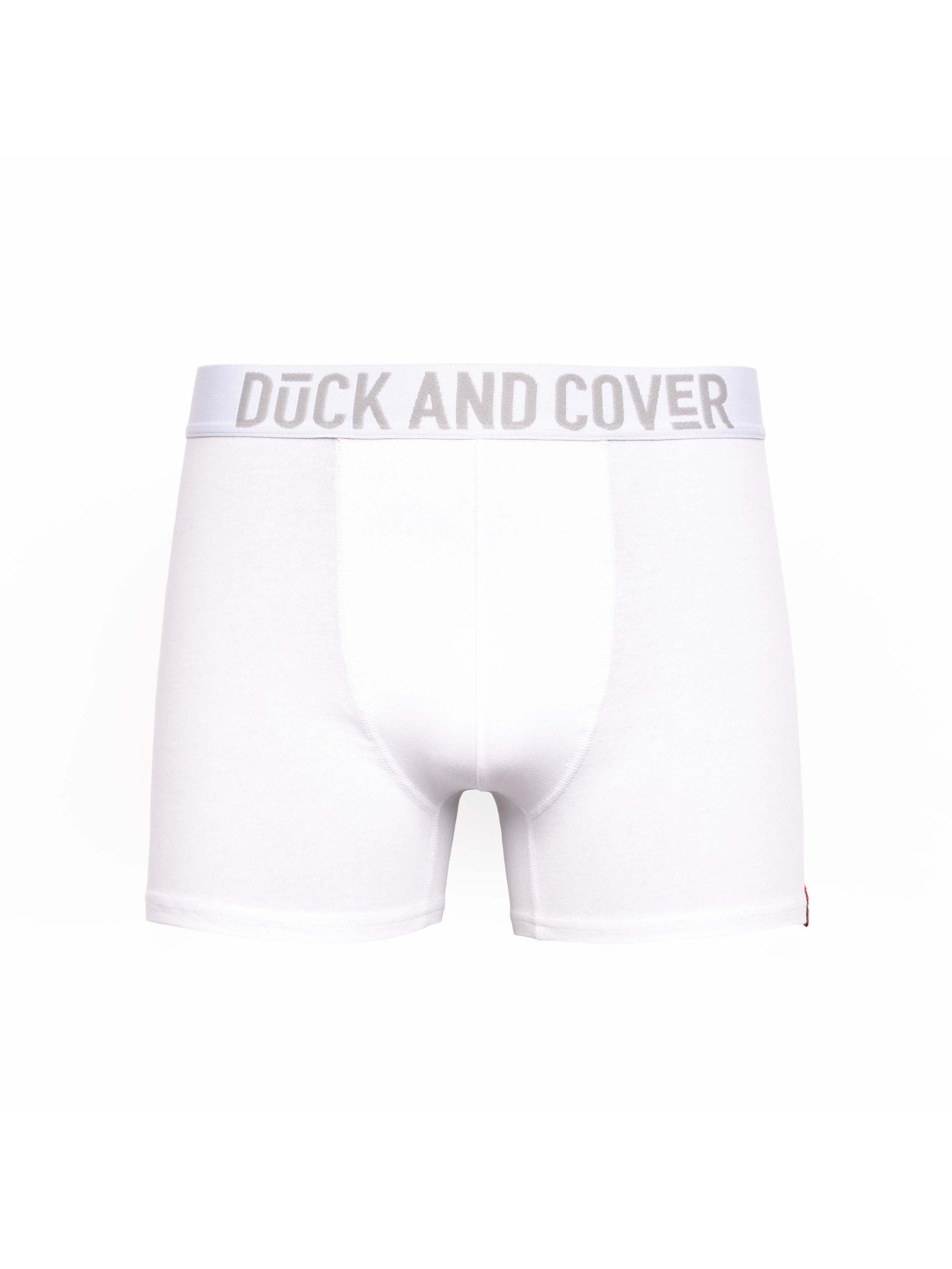 Duck & Cover - Mens Salton Boxers 2pk Black/White – Duck and Cover