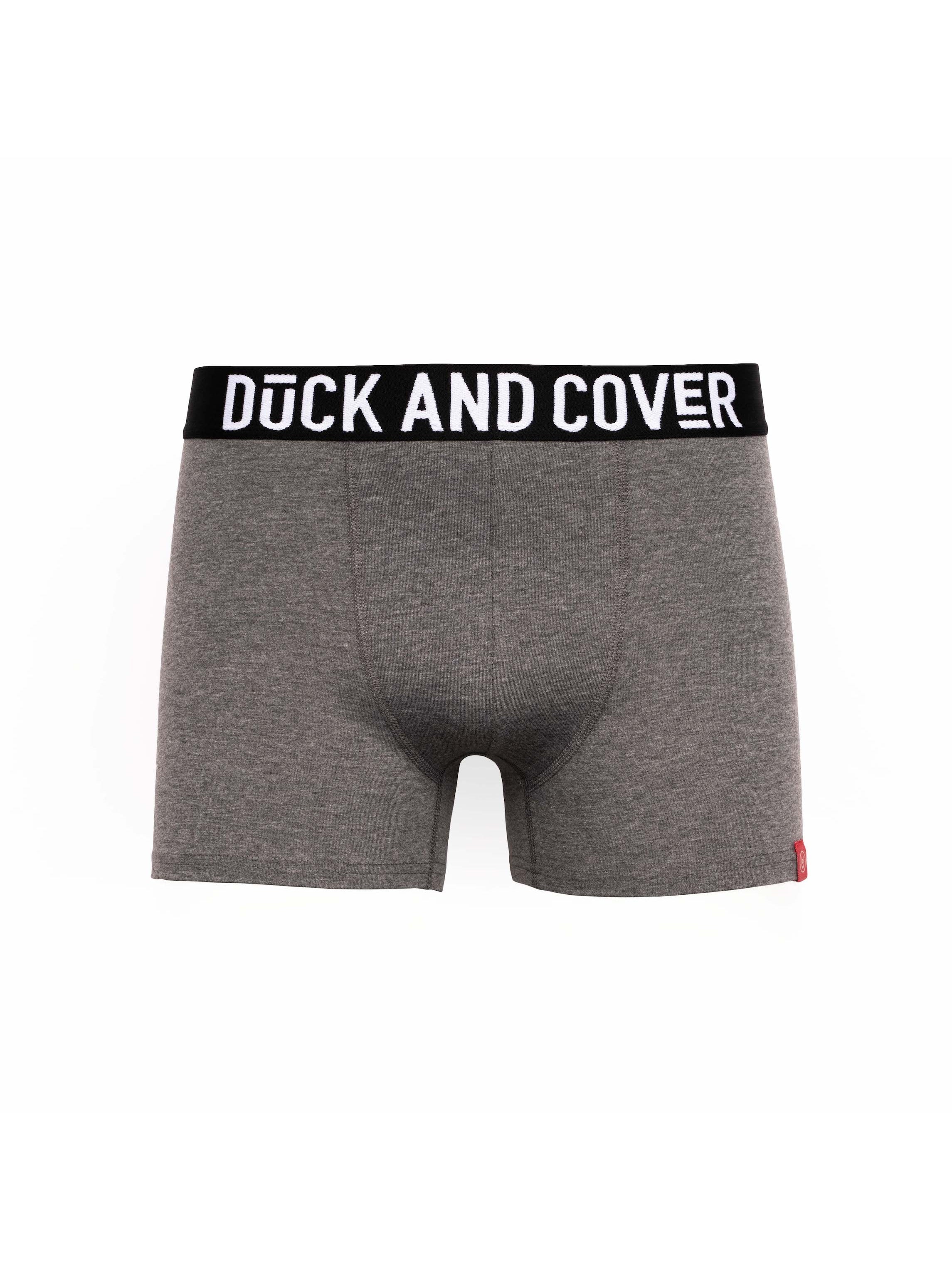 Mens Darton Boxers 2pk Grey Marl – Duck and Cover