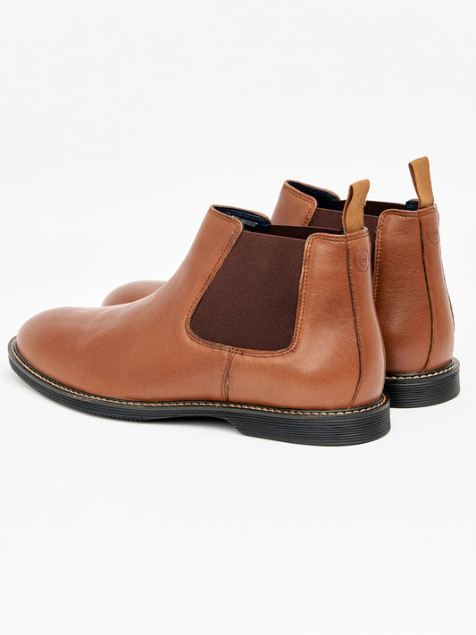 Maxwall Leather Chelsea Boot Tan