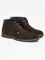 Chuckwall Suede Boot Dark Brown