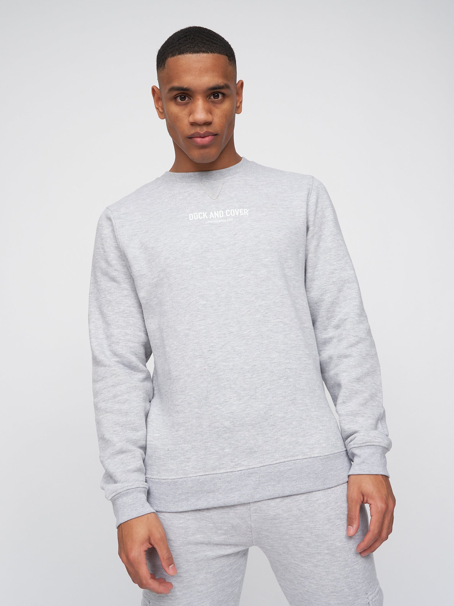 Melbray Crew Sweat & Jogger Set Grey Marl – Duck and Cover