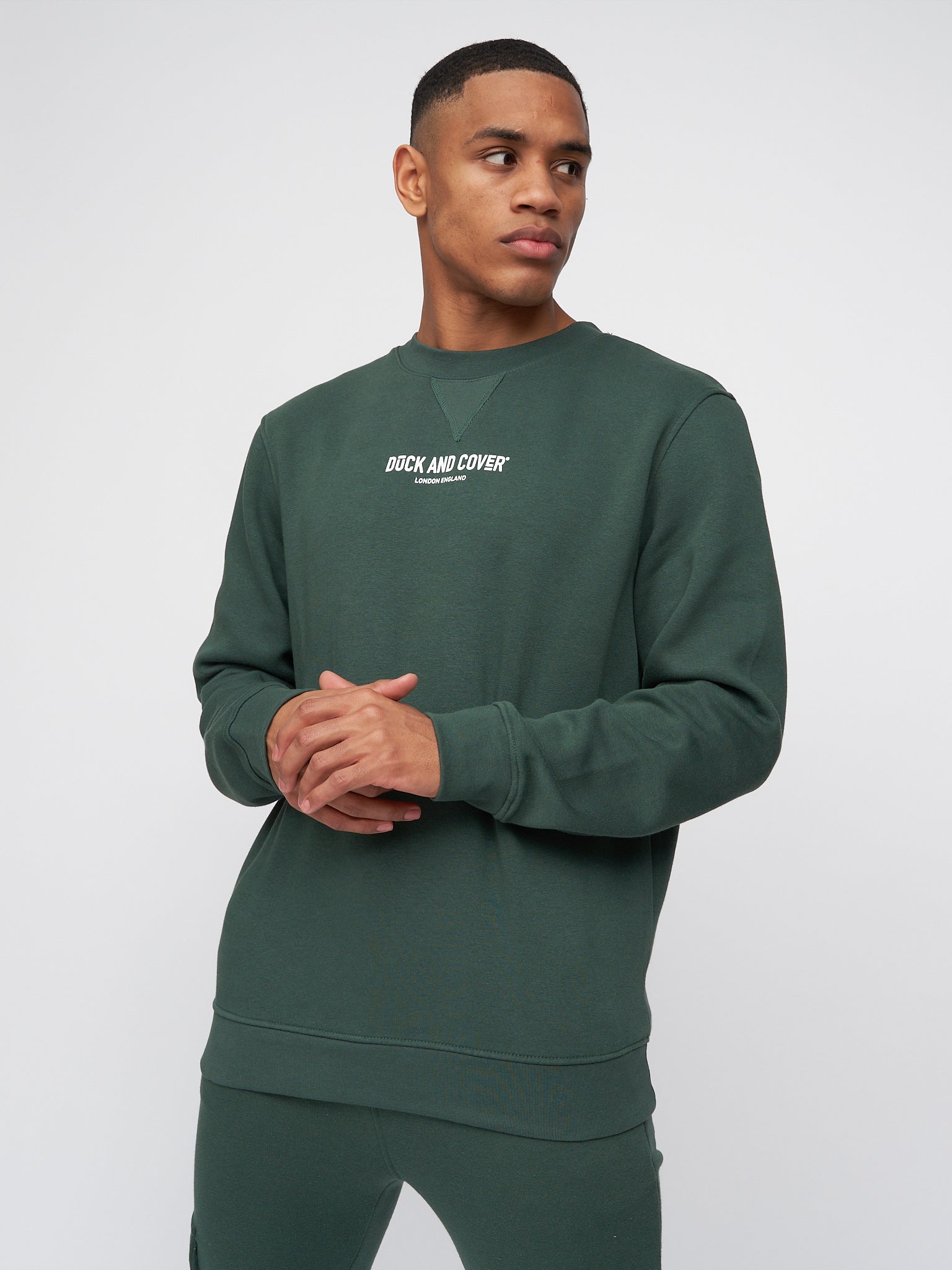 Melbray Crew Sweat & Jogger Set Jungle Green – Duck and Cover