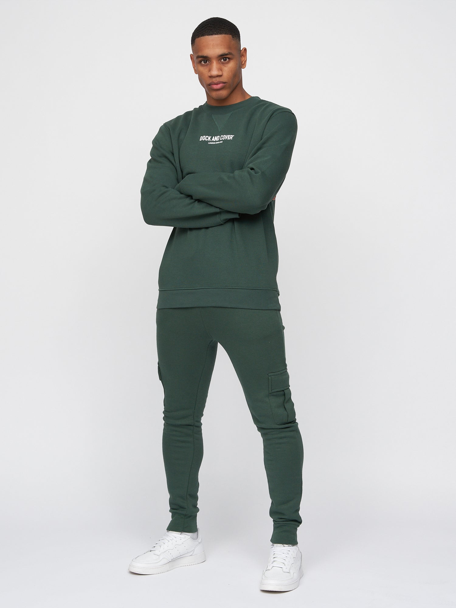 Melbray Crew Sweat & Jogger Set Jungle Green – Duck and Cover
