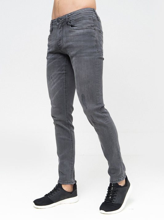 Tranfold Slim Fit Jeans Twin Pack Grey/Stone Wash